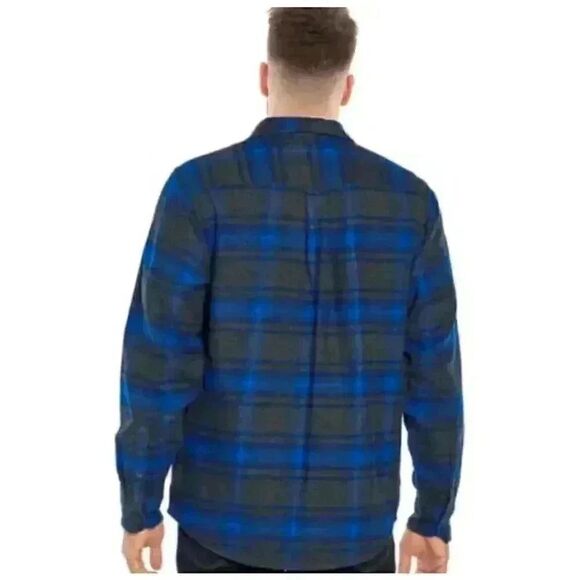 Orvis Men's Gray/Blue Cotton Plaid Jacket - Picture 2 of 12